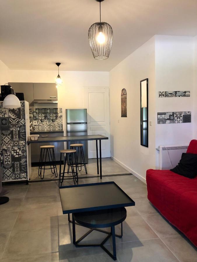 Studio avec extérieur ombragé Saint-Marcel-lès-Valence Exterior foto